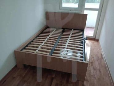 KREVET Dimenzije: 140x200 cm Materijal: Medijapan, parena bukva Cena na lalafo.rs KREVET Dimenzije: 140x200 cm Materijal: Medijapan, parena bukva Cena