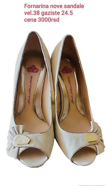 Fornarina elegantne salonke/sandale sa otvorenim prstima. - Brend na lalafo.rs — 4 Fornarina elegantne salonke/sandale sa otvorenim prstima. - Brend — 4