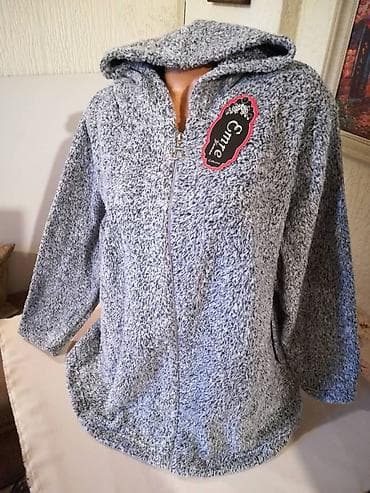 Novi zenski dzemper-duks sa kapuljacom Emre Sivi 5XL 6XL. Turski na lalafo.rs — 3 Novi zenski dzemper-duks sa kapuljacom Emre Sivi 5XL 6XL. Turski — 3