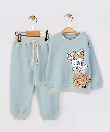 Children's Items: Dečiji komplet trenerke – bluza i donji deo - Boja: nežno plava - at lalafo.rs — 1 Children's Items: Dečiji komplet trenerke – bluza i donji deo - Boja: nežno plava - — 1