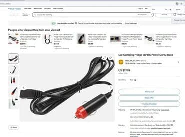 Camping equipment: #3044 Kabal za Auto Frižider; Dužina kabla: cca 3metra; **NOVO at lalafo.rs — 4 Camping equipment: #3044 Kabal za Auto Frižider; Dužina kabla: cca 3metra; **NOVO — 4