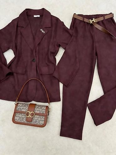 Ženski komplet – sako i pantalone - Kroj: klasičan sako sa reverima na lalafo.rs — 7 Ženski komplet – sako i pantalone - Kroj: klasičan sako sa reverima — 7