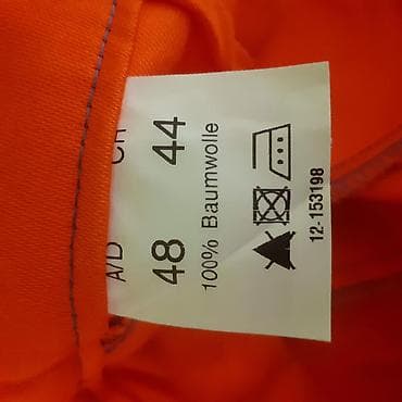 Workwear: Work pants, S (EU 48), color - Orange at lalafo.rs — 2 Workwear: Work pants, S (EU 48), color - Orange — 2