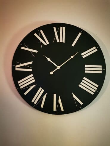 Electric Motors: Wall clock, color - Black, New at lalafo.rs — 2 Electric Motors: Wall clock, color - Black, New — 2