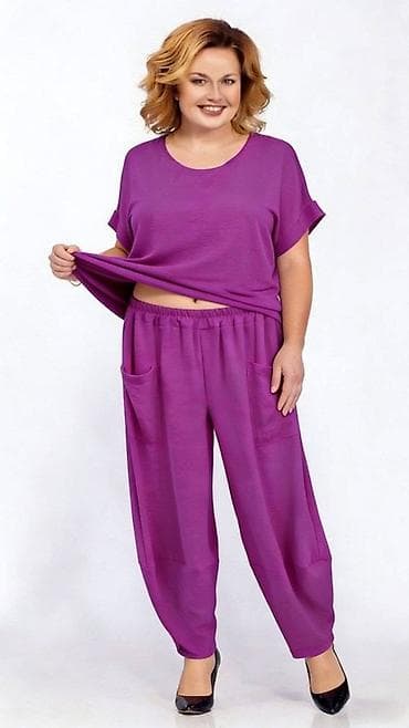 Komplet za žene – bluze i pantalone širokog kroja Komplet: 2.600 na lalafo.rs — 2 Komplet za žene – bluze i pantalone širokog kroja Komplet: 2.600 — 2