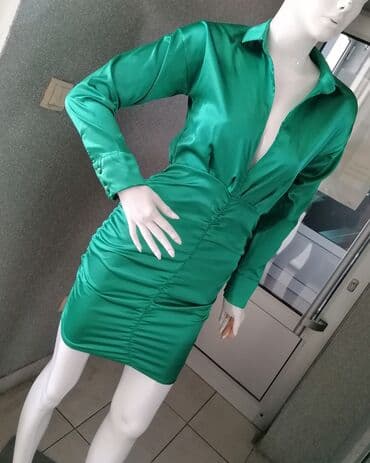 S (EU 36), bоја - Zelena, Koktel, klub, Dugih rukava na lalafo.rs S (EU 36), bоја - Zelena, Koktel, klub, Dugih rukava