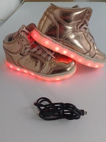 Svetleće patike – visoki model, metalik zlatno/rose-gold završna na lalafo.rs — 4 Svetleće patike – visoki model, metalik zlatno/rose-gold završna — 4