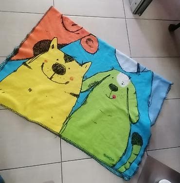 Dečije ćebe sa šarenim životinjama - Dimenzije približno dečije na lalafo.rs — 3 Dečije ćebe sa šarenim životinjama - Dimenzije približno dečije — 3