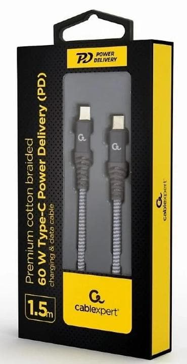 Cablexpert USB-C na USB-C kabl, 1.5 m – Power Delivery 60 W - Tip na lalafo.rs Cablexpert USB-C na USB-C kabl, 1.5 m – Power Delivery 60 W - Tip