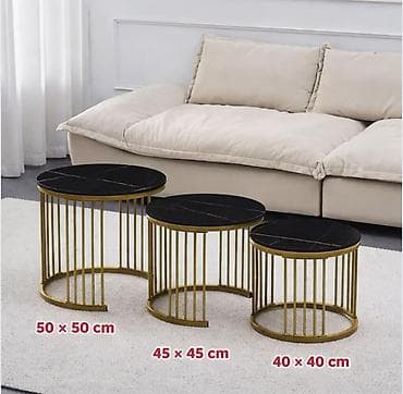 Furniture: 🪑✨ Set modernih stolića MILANO – 3 komada – imitacija mermera 🏡 at lalafo.rs — 5 Furniture: 🪑✨ Set modernih stolića MILANO – 3 komada – imitacija mermera 🏡 — 5