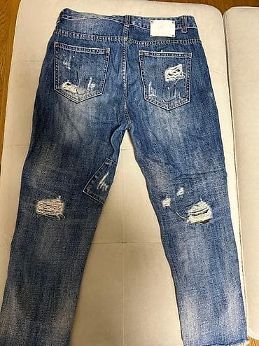 pantalone butiku ali: Neobične iscepane farmerke, lepo očuvane. Naznačena velicina 27 na lalafo.rs — 5 pantalone butiku ali: Neobične iscepane farmerke, lepo očuvane. Naznačena velicina 27 — 5