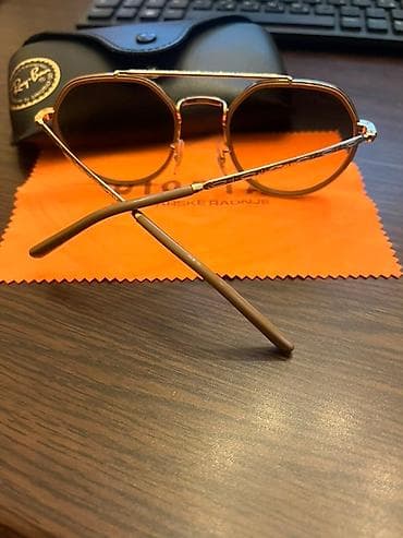 Ray-Ban okrugle sunčane naočare sa dvostrukim mostom - Model: metalni na lalafo.rs — 4 Ray-Ban okrugle sunčane naočare sa dvostrukim mostom - Model: metalni — 4