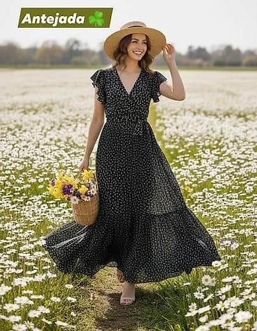 Lagana letnja maxi haljina s preklopom – Antejada - Kroj: V-izrez sa na lalafo.rs — 5 Lagana letnja maxi haljina s preklopom – Antejada - Kroj: V-izrez sa — 5