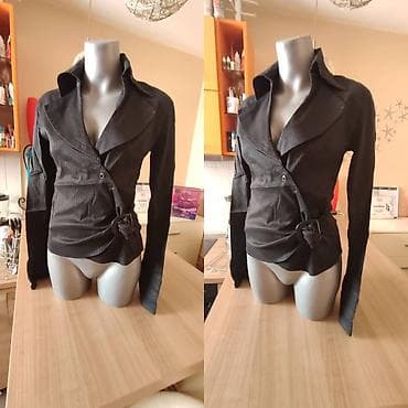 kom sa etiketom: Ženska košulja/bluza CATANIA Fashion - Boja: crna sa diskretnim at lalafo.rs — 2 kom sa etiketom: Ženska košulja/bluza CATANIA Fashion - Boja: crna sa diskretnim — 2