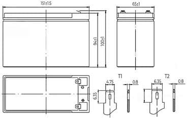 Construction & Repair Materials: NPP NP12-7Ah – olovno-kiselinska VRLA (AGM) baterija 12V Ključne at lalafo.rs — 1 Construction & Repair Materials: NPP NP12-7Ah – olovno-kiselinska VRLA (AGM) baterija 12V Ključne — 1