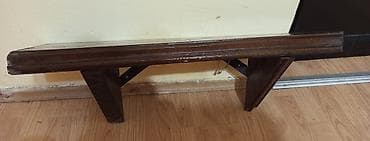 Drvena zidna polica sa konzolama - Materijal: puno drvo tamno.Hrast na lalafo.rs — 6 Drvena zidna polica sa konzolama - Materijal: puno drvo tamno.Hrast — 6