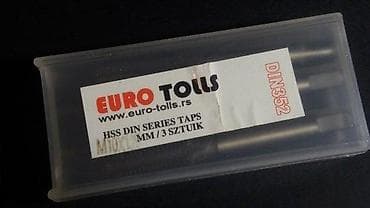 Tool Accessories & Attachments: Set ručnih nareznica – EURO TOOLS, DIN 352 - Tip: Set od 3 nareznice at lalafo.rs — 3 Tool Accessories & Attachments: Set ručnih nareznica – EURO TOOLS, DIN 352 - Tip: Set od 3 nareznice — 3