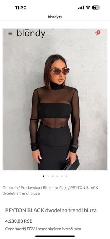 S (EU 36), Jednobojni, bоја - Crna na lalafo.rs S (EU 36), Jednobojni, bоја - Crna