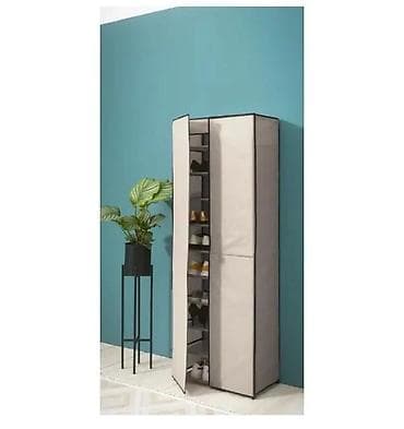 Furniture: Uspravni ormar za obuću sa platnenim prekrivačem - Dimenzije at lalafo.rs — 3 Furniture: Uspravni ormar za obuću sa platnenim prekrivačem - Dimenzije — 3