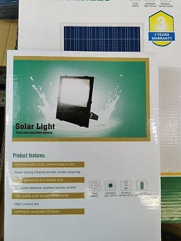 Solarni Reflektor sa senzor, daljinski wailers 100w 200w. Vodootporni na lalafo.rs — 5 Solarni Reflektor sa senzor, daljinski wailers 100w 200w. Vodootporni — 5