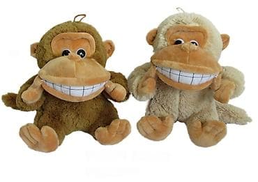 Plišana igračka – majmun sa velikim osmehom - Mekan i nežan pliš na lalafo.rs Plišana igračka – majmun sa velikim osmehom - Mekan i nežan pliš