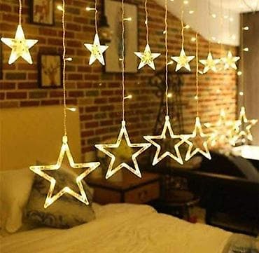 LED Novogodišnja Rasveta u Obliku Zvezda - 3m ✨ Stvorite magičnu na lalafo.rs — 1 LED Novogodišnja Rasveta u Obliku Zvezda - 3m ✨ Stvorite magičnu — 1