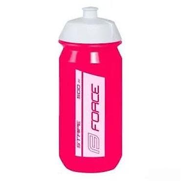 Equipment for cyclists: BIDON FORCE STRIPE 0,5 LIT PINK-BELI | Prečnik: 74 mmMatrijal at lalafo.rs — 2 Equipment for cyclists: BIDON FORCE STRIPE 0,5 LIT PINK-BELI | Prečnik: 74 mmMatrijal — 2