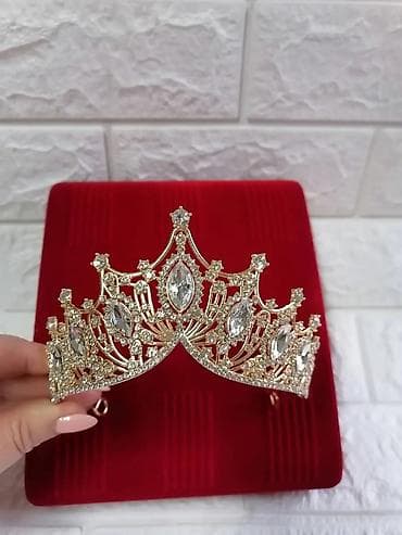 Svečane tijare/krune sa kristalima - Elegantne metalne tijare bogato na lalafo.rs — 5 Svečane tijare/krune sa kristalima - Elegantne metalne tijare bogato — 5