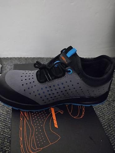 Safety work shoes: Radne cipele GAMMA – niske, prozračene, siva/ crna sa plavim detaljima at lalafo.rs — 4 Safety work shoes: Radne cipele GAMMA – niske, prozračene, siva/ crna sa plavim detaljima — 4