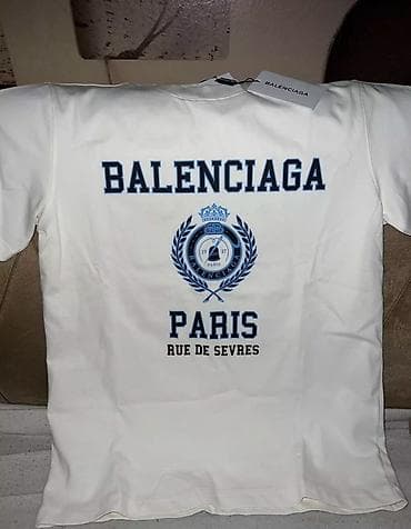 Men's T-shirt Balenciaga, bоја - Bela na lalafo.rs — 1 Men's T-shirt Balenciaga, bоја - Bela — 1