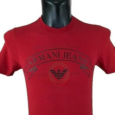 Men's T-shirt Giorgio Armani, bоја - Crvena na lalafo.rs — 4 Men's T-shirt Giorgio Armani, bоја - Crvena — 4