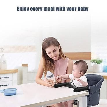 Prijenosna viseća stolica za bebe – siva - Stolica koja se lako na lalafo.rs — 7 Prijenosna viseća stolica za bebe – siva - Stolica koja se lako — 7