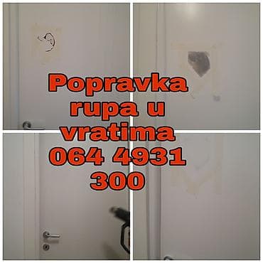 Usluga: Popravka rupa na unutrašnjim vratima - Profesionalna sanacija na lalafo.rs — 7 Usluga: Popravka rupa na unutrašnjim vratima - Profesionalna sanacija — 7