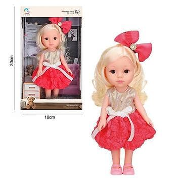 Lutka sa dugom plavom kosom, u elegantnoj haljini i mašni - Visina na lalafo.rs Lutka sa dugom plavom kosom, u elegantnoj haljini i mašni - Visina