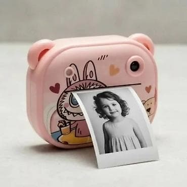 Dečji instant fotoaparat sa štampom – roze, simpatičan dizajn sa na lalafo.rs — 4 Dečji instant fotoaparat sa štampom – roze, simpatičan dizajn sa — 4