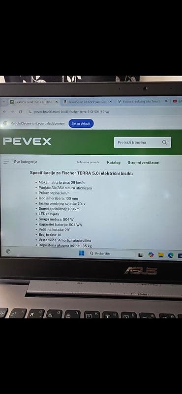 E-bicikl TERRA 5.0i H46 (2022) - Električni motor 250 W - Težina na lalafo.rs — 8 E-bicikl TERRA 5.0i H46 (2022) - Električni motor 250 W - Težina — 8