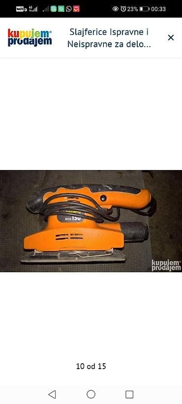 Slajferice Ispravne i Neispravne za delove 1. Black&Decker KA88 na lalafo.rs — 10 Slajferice Ispravne i Neispravne za delove 1. Black&Decker KA88 — 10