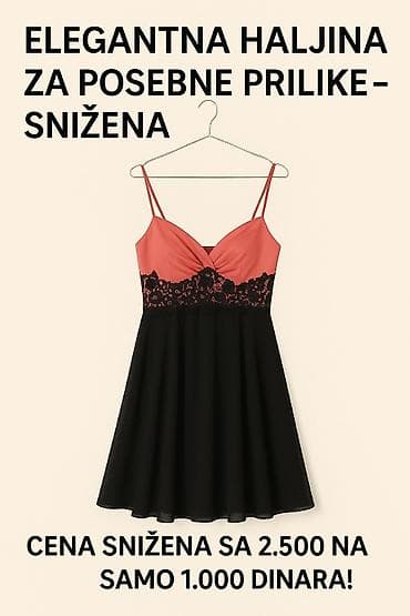 Elegantna haljina za posebne prilike – SNIŽENA! 🌹 Prodajem prelepu na lalafo.rs — 1 Elegantna haljina za posebne prilike – SNIŽENA! 🌹 Prodajem prelepu — 1