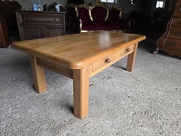 Stilski klub stolovi: Drveni klubski sto sa fiokama - Materijal: masivno drvo (svetli na lalafo.rs — 7 Stilski klub stolovi: Drveni klubski sto sa fiokama - Materijal: masivno drvo (svetli — 7