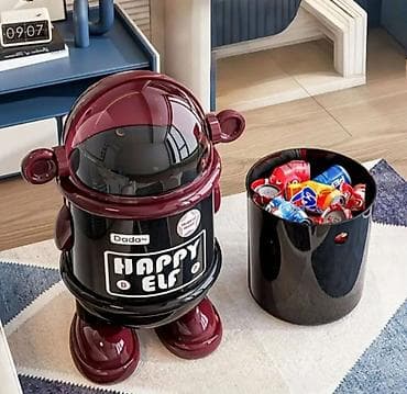 Dekorativna kanta za otpatke – lik robot/figura - Dizajn: 3D figura na lalafo.rs — 3 Dekorativna kanta za otpatke – lik robot/figura - Dizajn: 3D figura — 3