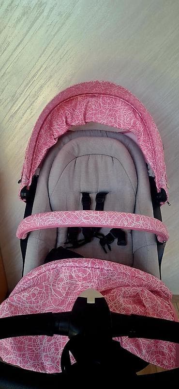 Ružičasti set navlaka za dečja kolica - Komplet tkanih navlaka u na lalafo.rs — 4 Ružičasti set navlaka za dečja kolica - Komplet tkanih navlaka u — 4