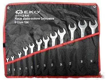Set ključeva – okasti viljuškasti, satenski (6-32 mm, 12 kom.) – GEKO at lalafo.rs — 1 Set ključeva – okasti viljuškasti, satenski (6-32 mm, 12 kom.) – GEKO — 1