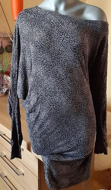 Asimetrična ženska haljina/tunika sa spuštenim ramenom i dugim na lalafo.rs — 3 Asimetrična ženska haljina/tunika sa spuštenim ramenom i dugim — 3