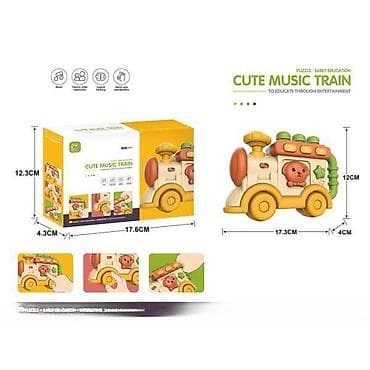 Igračka “Cute Music Train” – muzička edukativna lokomotiva za rani na lalafo.rs Igračka “Cute Music Train” – muzička edukativna lokomotiva za rani