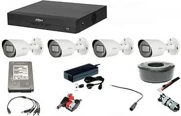 Komplet za video‑nadzor Dahua – 4 kamere + DVR + prateća oprema na lalafo.rs Komplet za video‑nadzor Dahua – 4 kamere + DVR + prateća oprema