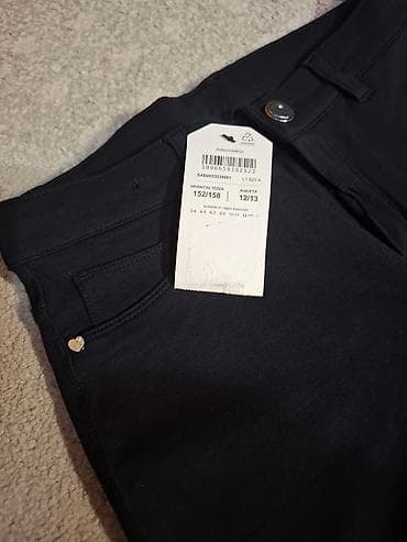 Crne uske pantalone/helanke za devojčice – Terranova - Brend na lalafo.rs — 2 Crne uske pantalone/helanke za devojčice – Terranova - Brend — 2