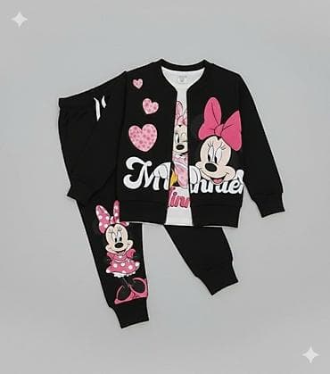 Tracksuit sets: Dečiji komplet – 3 dela sa motivom Minnie Mouse Veličina od 3 do 10 - at lalafo.rs — 4 Tracksuit sets: Dečiji komplet – 3 dela sa motivom Minnie Mouse Veličina od 3 do 10 - — 4