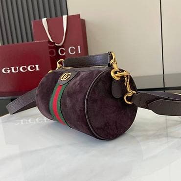 Gucci torba – mini barrel/duffle model od tamno braon brušene kože na lalafo.rs — 4 Gucci torba – mini barrel/duffle model od tamno braon brušene kože — 4