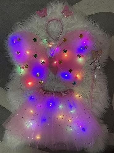 SVETLEĆI Kostim vila zvoncica leptir novo svetleca krila sa svetlecom na lalafo.rs — 3 SVETLEĆI Kostim vila zvoncica leptir novo svetleca krila sa svetlecom — 3