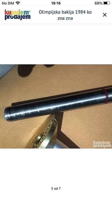 Olimpijska baklja – Zimske olimpijske igre Sarajevo ’84 - Originalni na lalafo.rs — 3 Olimpijska baklja – Zimske olimpijske igre Sarajevo ’84 - Originalni — 3
